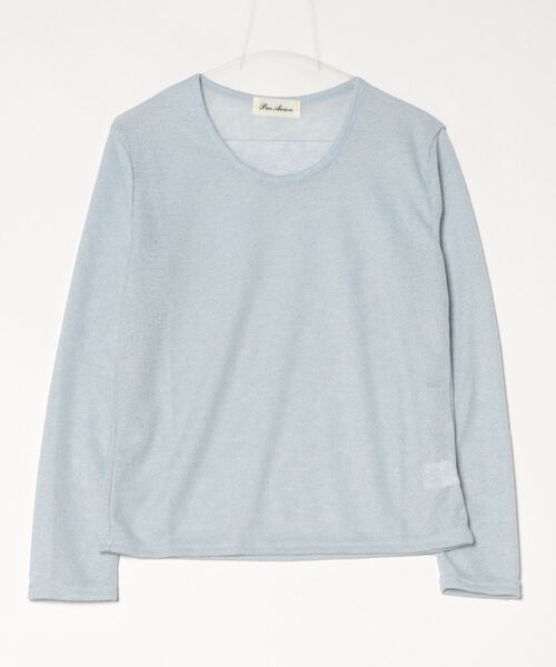 paravion（パラビオン）の「シアースラブロンT（Tシャツ/カットソー・レディース・ブルー/ミント/ホワイト・FREE）」の13枚目の写真