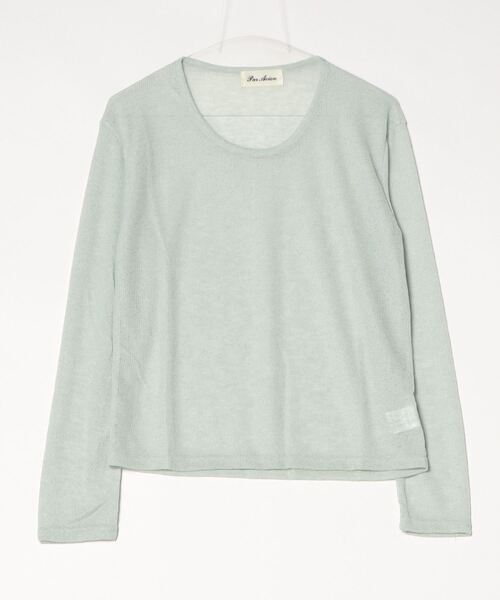 paravion（パラビオン）の「シアースラブロンT（Tシャツ/カットソー・レディース・ブルー/ミント/ホワイト・FREE）」の17枚目の写真