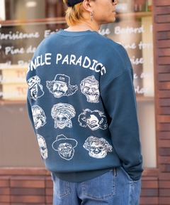 ジャガードニットSMILE PARADICE カーデ