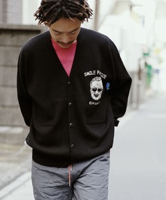 ジャガードニットSMILE PARADICE カーデ