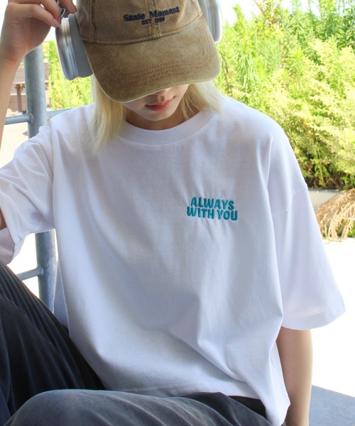 SpRay(スプレイ)の「サガラFLOWER クロップドTシャツ(Tシャツ/カットソー・レディース・ネイビー/オートミール/アイボリー/オフホワイト/チャコールグレー・FREE)」の10枚目の写真