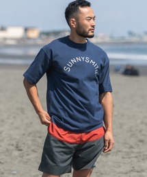 【サニースミス/sunnysmith】ヘビーオンスCool Smith Standard Arch Logo SS Tee(CP)
