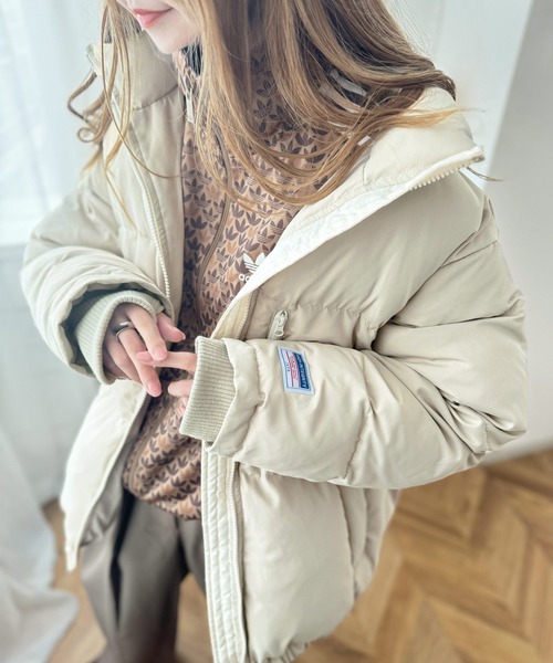 Java(ジャバ)の「《JaVa ジャバコラボ》防寒とオシャレを両立。配色ジップ×フィンガーホール中綿ブルゾン(ブルゾン・メンズ・ブラック・LARGE/MEDIUM/X-LARGE)」の10枚目の写真