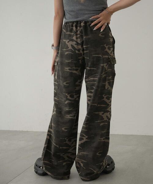 dispark（ディスパーク）の「DISPARK/カモフラワイドカーゴパンツ（カーゴパンツ・レディース・カーキ・FREE）」の9枚目の写真