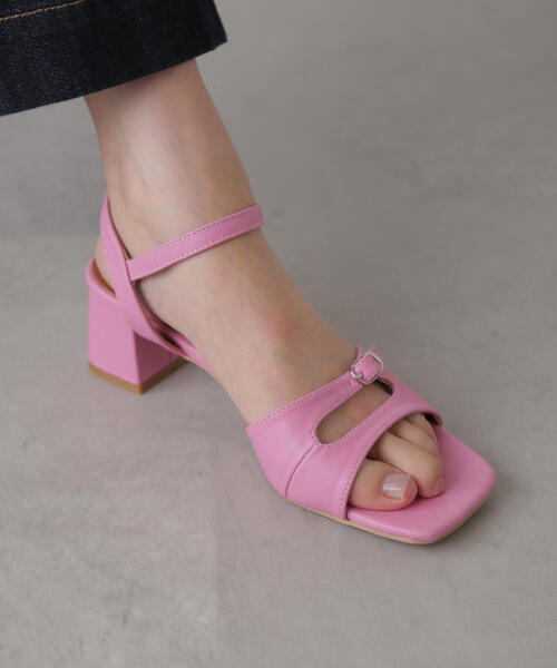 FREE'S MART(フリーズマート)の「ストラップサンダル(サンダル・レディース・ブラック/ピンク/ゴールド・SMALL/MEDIUM)」の8枚目の写真