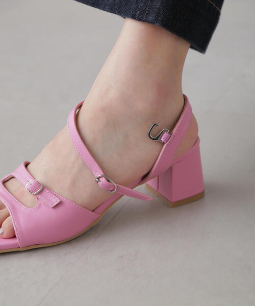 FREE'S MART(フリーズマート)の「ストラップサンダル(サンダル・レディース・ブラック/ピンク/ゴールド・SMALL/MEDIUM)」の10枚目の写真