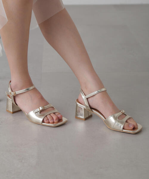 FREE'S MART(フリーズマート)の「ストラップサンダル(サンダル・レディース・ブラック/ピンク/ゴールド・SMALL/MEDIUM)」の16枚目の写真