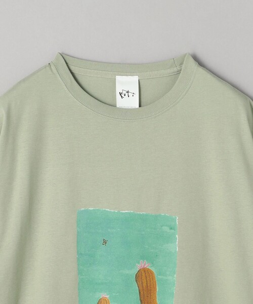 koti BEAUTY&YOUTH(コティ ビューティアンドユース)の「<koti BEAUTY&YOUTH> TODORIKI TEE MUTUAL KINDRED/Tシャツ(Tシャツ/カットソー・メンズ・ライム/ブラック・M/XL/L)」の9枚目の写真