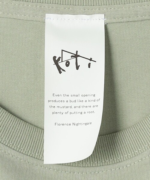 koti BEAUTY&YOUTH(コティ ビューティアンドユース)の「<koti BEAUTY&YOUTH> TODORIKI TEE MUTUAL KINDRED/Tシャツ(Tシャツ/カットソー・メンズ・ライム/ブラック・M/XL/L)」の12枚目の写真