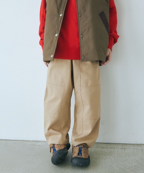 green label relaxing(グリーンレーベルリラクシング)の「TJ ツイル デザインパンツ / キッズ 100cm-130cm(その他パンツ・キッズ・ベージュ/ネイビー/ブラウン・120cm/110cm/130cm/100cm)」の2枚目の写真