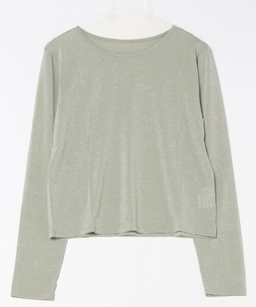 archives(アルシーヴ)の「ラメシアーTOPS(Tシャツ/カットソー・レディース・ミント/グレー/ブラック・MEDIUM)」の16枚目の写真