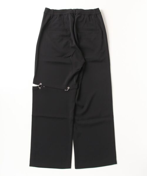 REGIEVO(レジエボ)の「【REGIEVO】 リング付きワイドスラックス イージーパンツ(スラックス・メンズ・グレー/ブラック・LARGE/MEDIUM)」の3枚目の写真