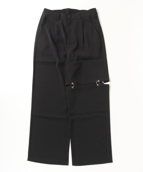 REGIEVO(レジエボ)の「【REGIEVO】 リング付きワイドスラックス イージーパンツ(スラックス・メンズ・グレー/ブラック・LARGE/MEDIUM)」の7枚目の写真