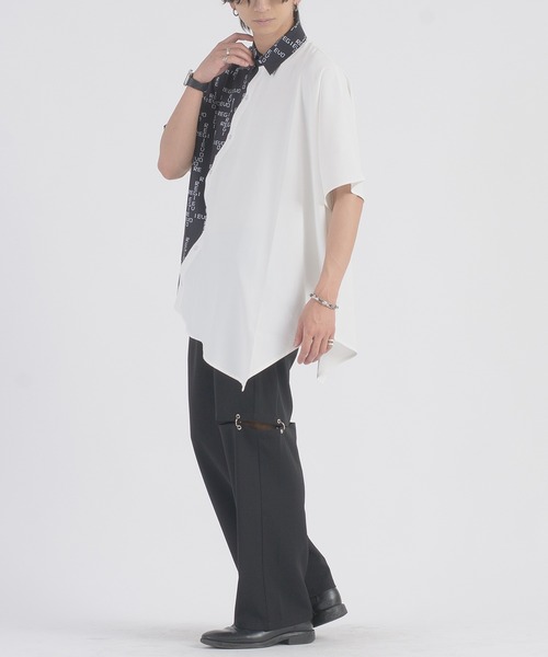 REGIEVO(レジエボ)の「【REGIEVO】 リング付きワイドスラックス イージーパンツ(スラックス・メンズ・グレー/ブラック・LARGE/MEDIUM)」の15枚目の写真