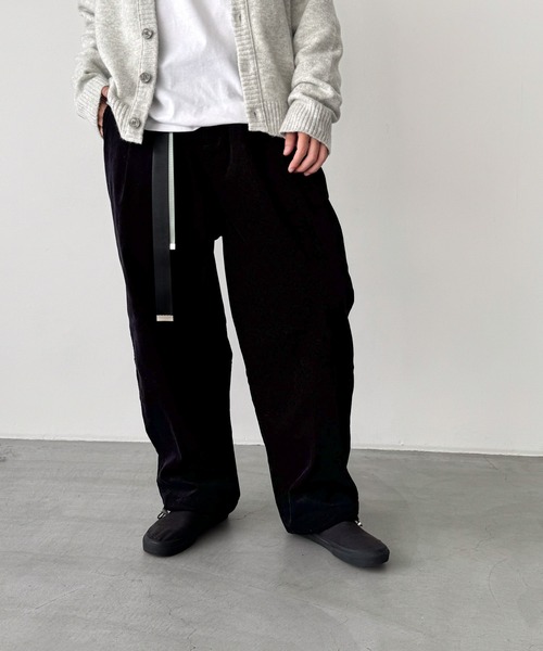 CANAL JEAN（キャナルジーン）の「SUPERTHANKS　コーデュロイネオスラックス（スラックス・レディース・ブラウン/ブラック/クリーム・SMALL）」の15枚目の写真