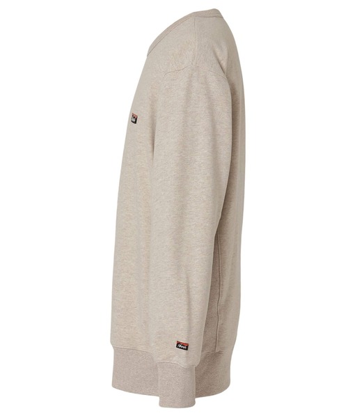 NANGA（ナンガ）の「ECO HYBRID MINI BOX LOGO EMBROIDERY SWEATSHIRT/エコハイブリッド ミニボックスロゴ エンブロイダリー スウェットシャツ（スウェット・メンズ・セージグリーン/ブラック/オートミール/ライトグレー/ホワイト/オレンジ/ブラック系その他・S/M/L/XL）」の21枚目の写真