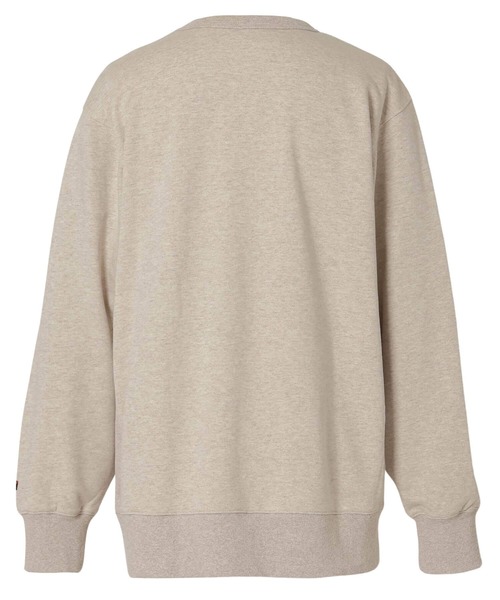 NANGA（ナンガ）の「ECO HYBRID MINI BOX LOGO EMBROIDERY SWEATSHIRT/エコハイブリッド ミニボックスロゴ エンブロイダリー スウェットシャツ（スウェット・メンズ・セージグリーン/ブラック/オートミール/ライトグレー/ホワイト/オレンジ/ブラック系その他・S/M/L/XL）」の22枚目の写真