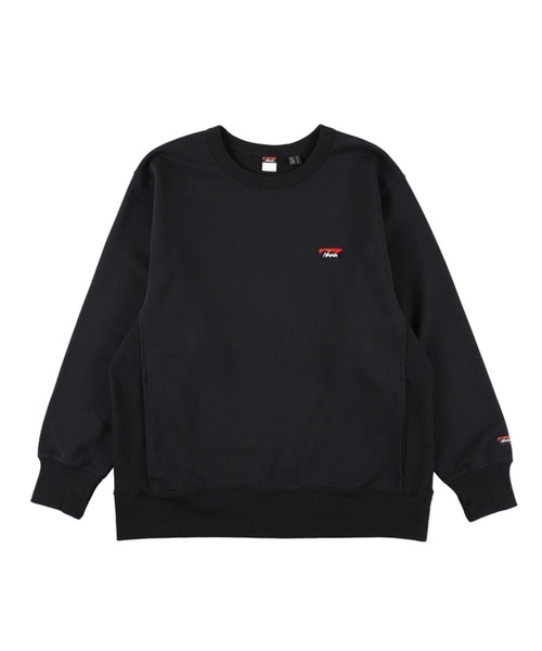 NANGA（ナンガ）の「ECO HYBRID MINI BOX LOGO EMBROIDERY SWEATSHIRT/エコハイブリッド ミニボックスロゴ エンブロイダリー スウェットシャツ（スウェット・メンズ・セージグリーン/ブラック/オートミール/ライトグレー/ホワイト/オレンジ/ブラック系その他・S/M/L/XL）」の10枚目の写真