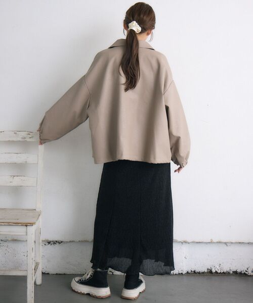 RETRO GIRL(レトロガール)の「裾ドロストFレザーJK(その他アウター・レディース・ライトグレー/ブラウン/ブラック・FREE)」の22枚目の写真