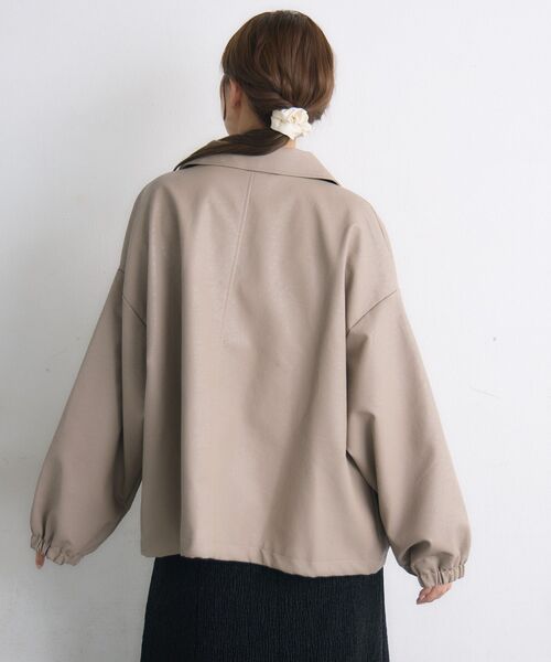 RETRO GIRL(レトロガール)の「裾ドロストFレザーJK(その他アウター・レディース・ライトグレー/ブラウン/ブラック・FREE)」の19枚目の写真