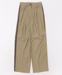 COLOR PATTERN TUCK PANTS