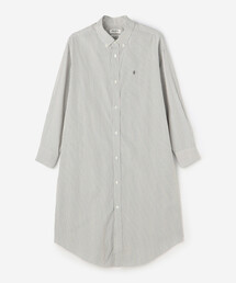 GYMPHLEX | Gymphlex | コットン ボタンダウン ワイドシャツワンピース WOMEN(シャツワンピース)