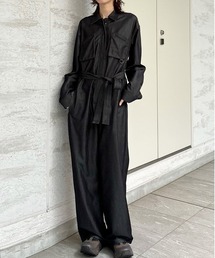 Ameri | SHINY DENIM LIKE ROMPERS(サロペット/オーバーオール)