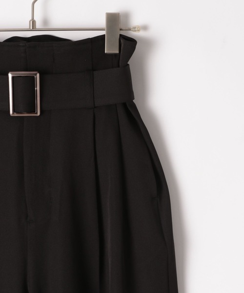 PAGEBOY（ページボーイ）の「サスツキワイドタックパンツ（スラックス・レディース・ブラック/モカ・FREE）」の19枚目の写真