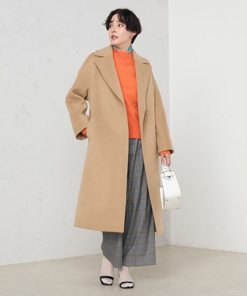 NOLLEY'S ハンドステッチベルテッドコートRavissantLaviere セール】ハンドステッチベルテッドコート（その他アウター）｜NOLLEY'S