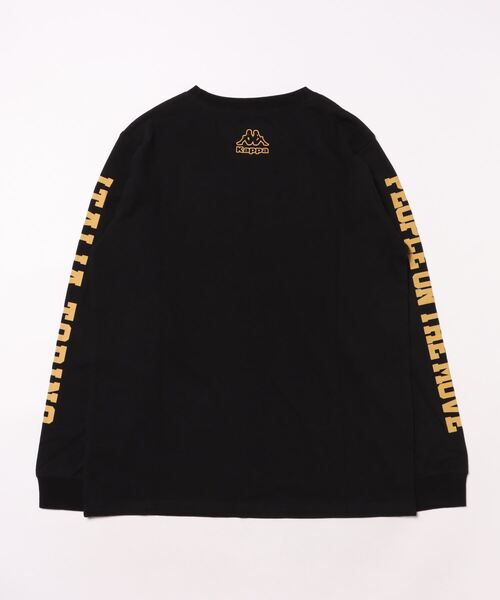 セール】【Kappa/カッパ】キッズ袖プリント長袖Tシャツ ロングT