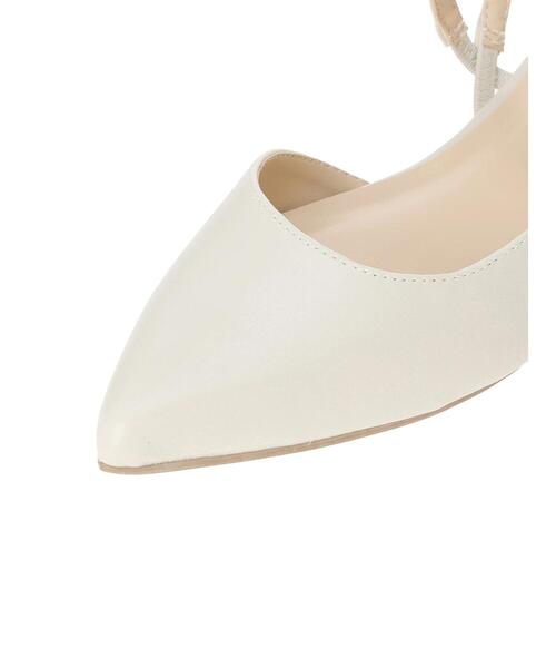 Lugnoncure（ルノンキュール）の「ポインテッドトゥスリングバッグシューズ（パンプス・レディース・ブラック/ブラウン/オフホワイト・L/M）」の14枚目の写真