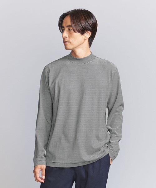 クリアコットン ボーダー ジャケット Tシャツ（Tシャツ/カットソー）｜BEAUTY&YOUTH UNITED ARROWS（ビューティーアンドユースユナイテッドアローズ）