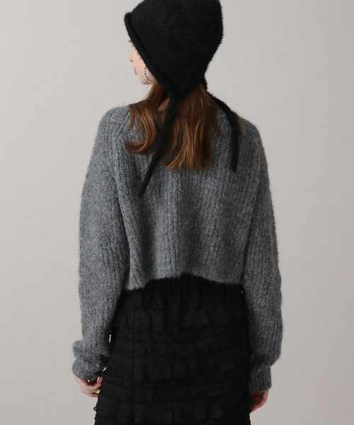 FOREVER 21（フォーエバー トゥエンティーワン）の「【2024FW】2WAYフロントリボンニットカーデ（カーディガン/ボレロ・レディース・ピンク/グレー/ナチュラル・FREE）」の11枚目の写真