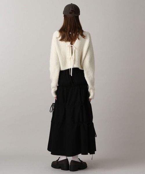 FOREVER 21（フォーエバー トゥエンティーワン）の「【2024FW】2WAYフロントリボンニットカーデ（カーディガン/ボレロ・レディース・ピンク/グレー/ナチュラル・FREE）」の15枚目の写真