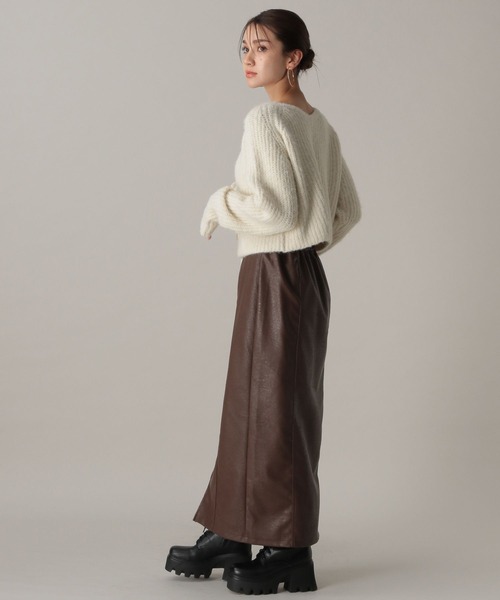 【タグ付き新品】CADUNE /リボンカーデ CADUNE カデュネ リボンラメカーディガン