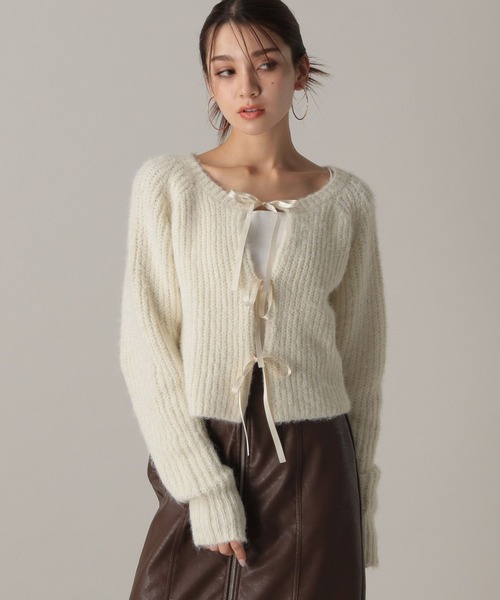 ファビアナカーデ　アイボリー ファビアナカーデ アイボリー ニットカーディガン｜全商品｜aoi