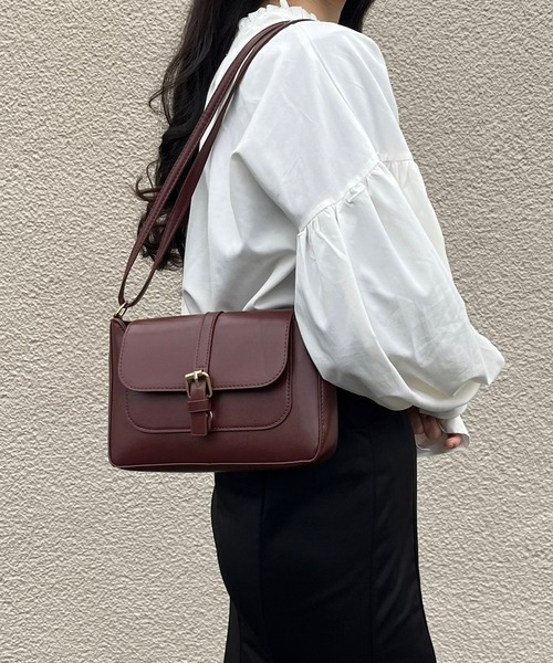 merrylatte（メリーラテ）の「レトロショルダーバッグ（ショルダーバッグ・レディース・ライトブラウン/ブラウン/ブラック/ベージュ・FREE）」の6枚目の写真