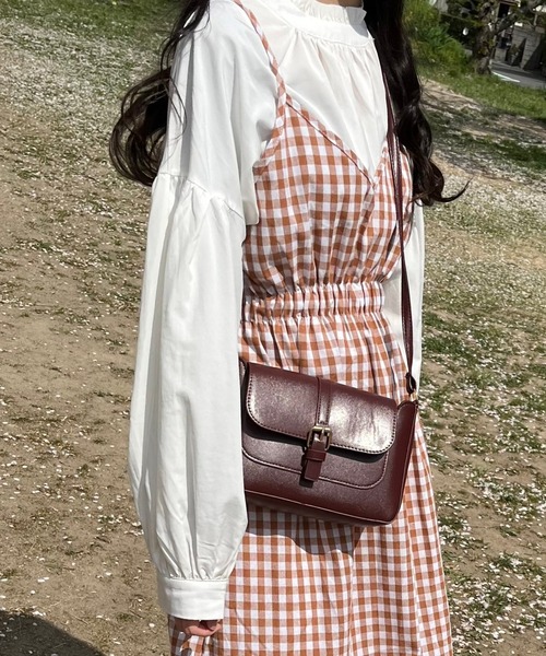 merrylatte（メリーラテ）の「レトロショルダーバッグ（ショルダーバッグ・レディース・ライトブラウン/ブラウン/ブラック/ベージュ・FREE）」の12枚目の写真