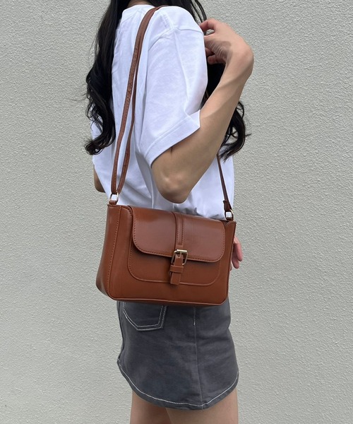 merrylatte（メリーラテ）の「レトロショルダーバッグ（ショルダーバッグ・レディース・ライトブラウン/ブラウン/ブラック/ベージュ・FREE）」の22枚目の写真