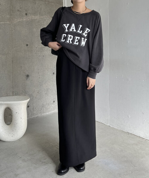 GOOD ROCK SPEED(グッドロックスピード)の「〈GOOD ROCK SPEED〉YALEスウェット(Tシャツ/カットソー・レディース・ブラック・FREE)」の7枚目の写真