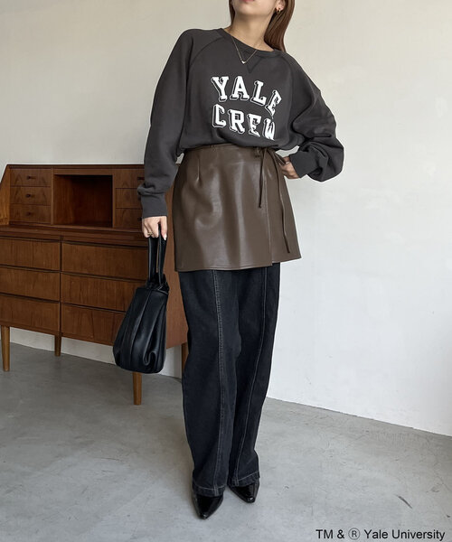 GOOD ROCK SPEED(グッドロックスピード)の「〈GOOD ROCK SPEED〉YALEスウェット(Tシャツ/カットソー・レディース・ブラック・FREE)」の10枚目の写真