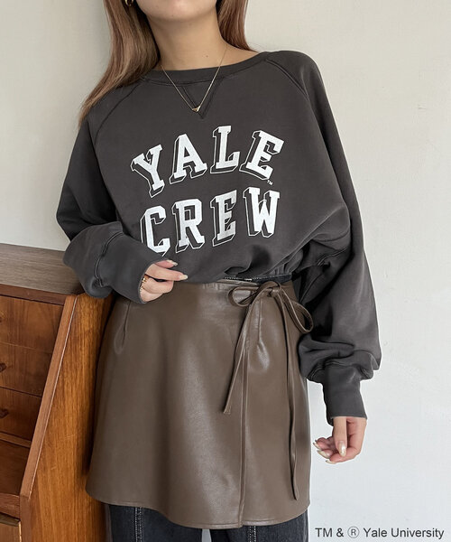 GOOD ROCK SPEED(グッドロックスピード)の「〈GOOD ROCK SPEED〉YALEスウェット(Tシャツ/カットソー・レディース・ブラック・FREE)」の14枚目の写真