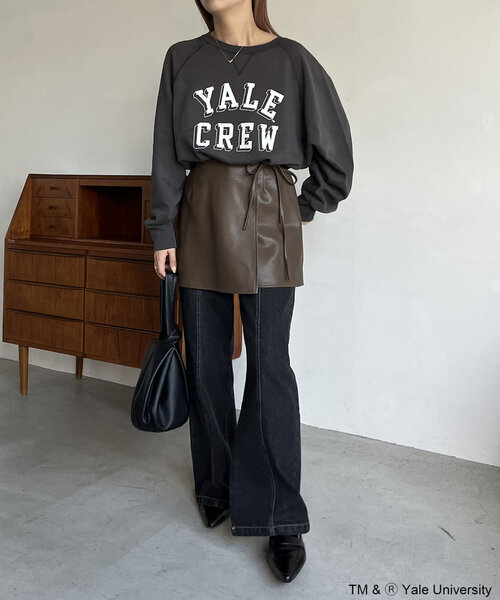 GOOD ROCK SPEED(グッドロックスピード)の「〈GOOD ROCK SPEED〉YALEスウェット(Tシャツ/カットソー・レディース・ブラック・FREE)」の15枚目の写真