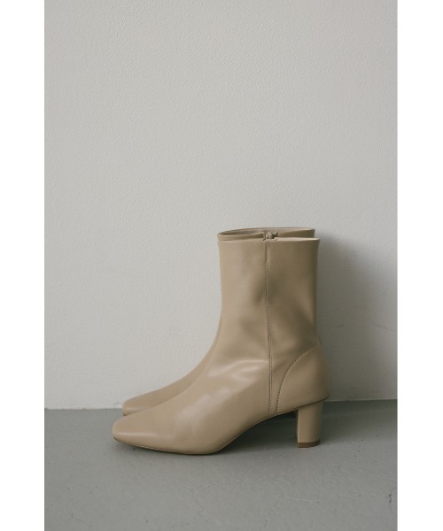 STYLEMIXER（スタイルミキサー）の「スクエアトゥミドルブーツ（ブーツ・レディース・ブラック/ベージュ・SMALL/MEDIUM/LARGE/LL）」の16枚目の写真