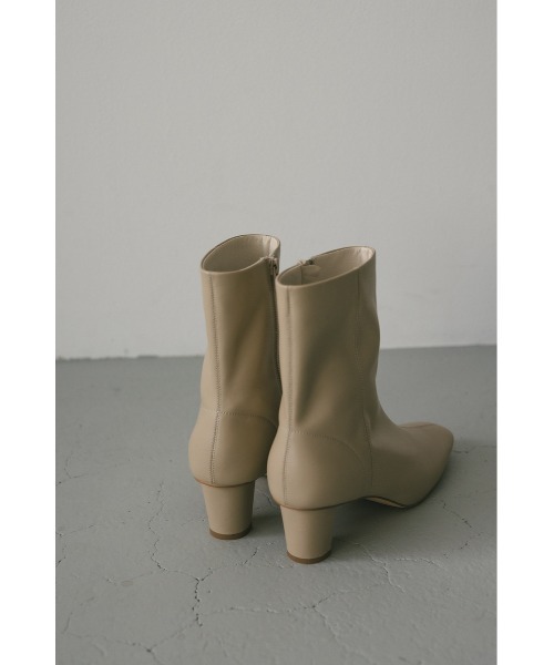 STYLEMIXER（スタイルミキサー）の「スクエアトゥミドルブーツ（ブーツ・レディース・ブラック/ベージュ・SMALL/MEDIUM/LARGE/LL）」の19枚目の写真