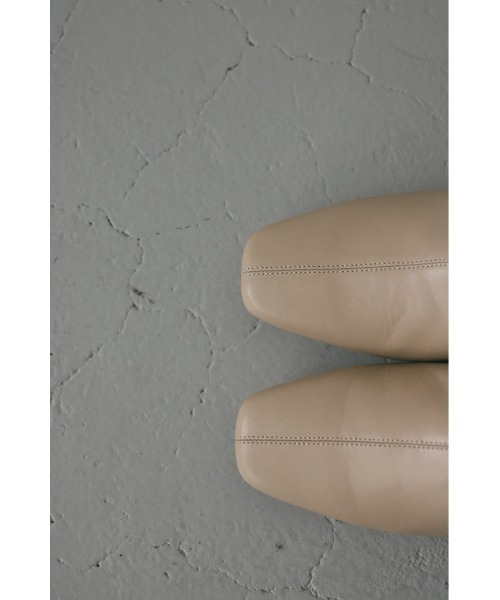 STYLEMIXER（スタイルミキサー）の「スクエアトゥミドルブーツ（ブーツ・レディース・ブラック/ベージュ・SMALL/MEDIUM/LARGE/LL）」の21枚目の写真