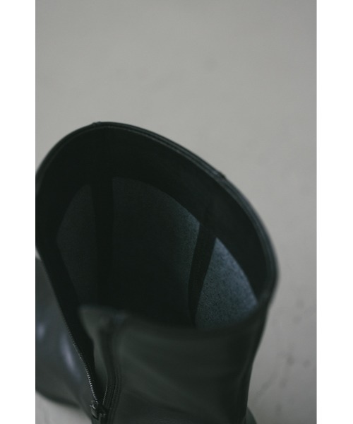 STYLEMIXER（スタイルミキサー）の「スクエアトゥミドルブーツ（ブーツ・レディース・ブラック/ベージュ・SMALL/MEDIUM/LARGE/LL）」の13枚目の写真