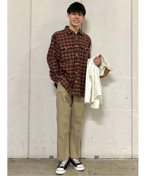 Levi's（リーバイス）の「【Levi's】「JACKSON」 ワーカーシャツ（シャツ/ブラウス・メンズ・ブラウン・M/L/S）」の7枚目の写真