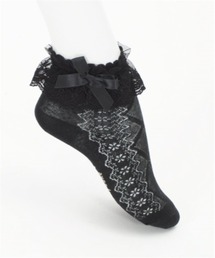 axes femme kawaii | 透かしレースアップ柄ソックス(ソックス/靴下)