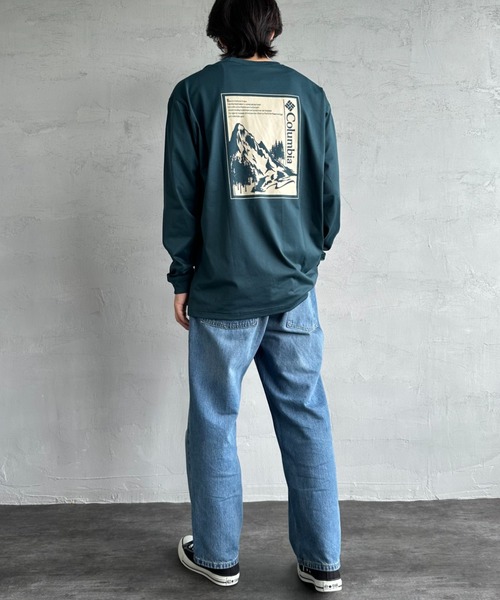 tシャツ 「WEB限定」「Columbia/コロンビア」 URBAN HIKE バックプリントロンT レディース メンズ Columbia（コロンビア）の「【WEB限定】[Columbia/コロンビア